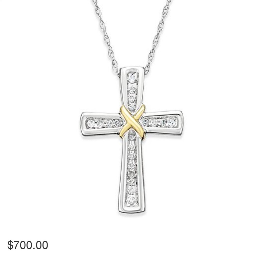 Diamond Cross Pedant